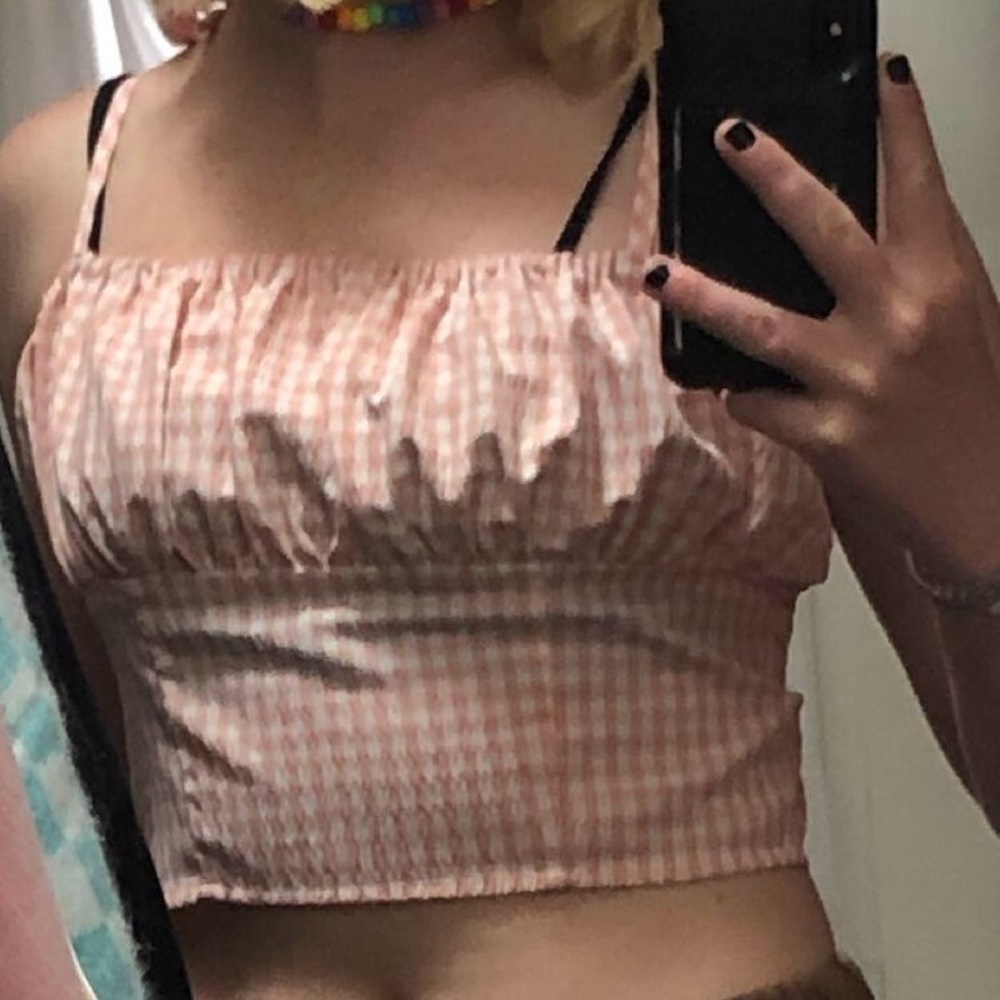 pink bustier forever 21 top